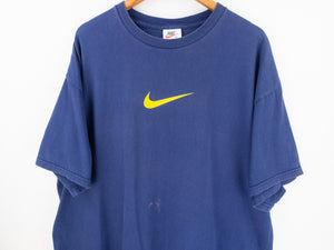 VINTAGE NIKE DOUBLE SWOOSH T SHIRT - XL