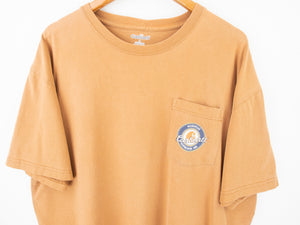 VINTAGE CARHARTT POCKET GRAPHIC T SHIRT - XL