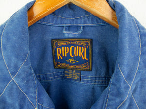 VINTAGE RIPCURL EMBROIDERED JACKET - L