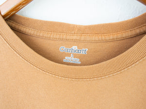 VINTAGE CARHARTT POCKET GRAPHIC T SHIRT - XL