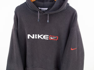 VINTAGE NIKE EMBROIDERED HOODIE - XXL