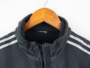 VINTAGE ADIDAS FLEECE 1/4 ZIP - M