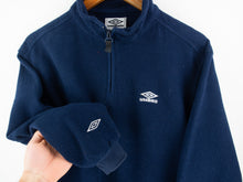 Load image into Gallery viewer, VINTAGE UMBRO EMBROIDERED FLEECE 1/4 - S
