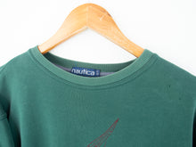 Load image into Gallery viewer, VINTAGE NAUTICA EMBROIDERED CREWNECK - L
