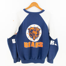 Load image into Gallery viewer, VINTAGE 80&#39;s CHICAGO BEARS ALL OVER PRINT CREW - S/M

