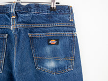 Load image into Gallery viewer, VINTAGE DICKIES DARK FADED DENIM PANTS - 32&#39;
