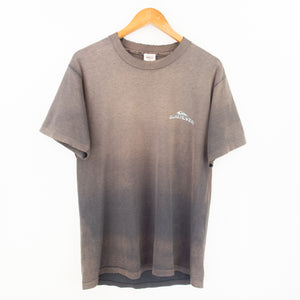 VINTAGE QUIKSILVER FADED GRAPHIC T SHIRT - M