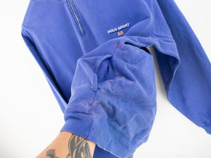 VINTAGE POLO SPORT 1/4 ZIP - L