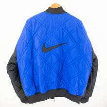 Load image into Gallery viewer, VINTAGE NIKE REVERSIBLE QUILTED BOMBER JACKET - XL
