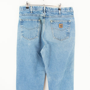 VINTAGE CARHARTT FADED DENIM JEANS - 36'