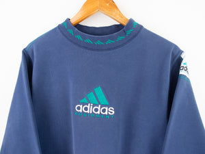 VINTAGE ADIDAS MOCK CREWNECK - S