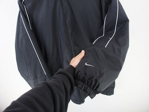 VINTAGE NIKE REVERSIBLE FLEECE JACKET - XL