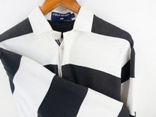 Load image into Gallery viewer, VINTAGE POLO SPORT STRIPED RUGBY JUMPER - XL
