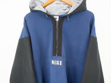 Load image into Gallery viewer, VINTAGE NIKE EMBROIDERED SWOOSH HOODIE 1/4 ZIP - XXL
