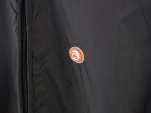 VINTAGE QUIKSILVER RUBBER LOGO WINDBREAKER - XL