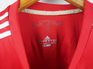 VINTAGE ADIDAS 2010-11 LIVERPOOL GERRARD JERSEY - L