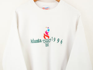 VINTAGE ATLANTA 1996 EMBROIDERED CREWNECK - L