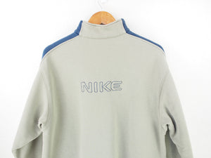 VINTAGE NIKE BACK EMBROIDERY 1/4 ZIP - L