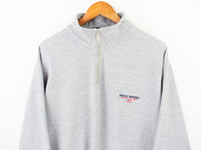 Load image into Gallery viewer, VINTAGE POLO SPORT SMALL EMBROIDERED 1/4 ZIP - XL
