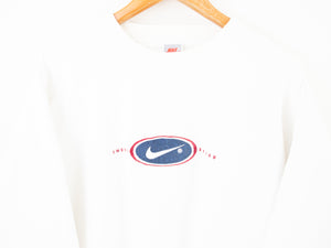 VINTAGE NIKE EMBROIDERED CREWNECK - M