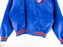 Load image into Gallery viewer, VINTAGE 90&#39;s TEXAS RANGERS SATIN BOMBER - XL
