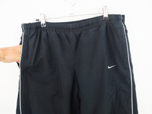 Load image into Gallery viewer, VINTAGE NIKE NYLON BAGGY TRACK PANTS - 34/36&#39;
