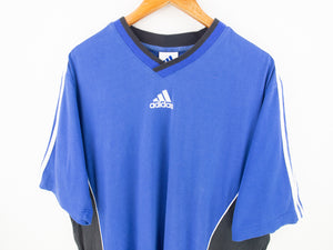 VINTAGE ADIDAS EMBROIDERED T SHIRT - XL