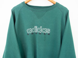 VINTAGE ADIDAS EMBROIDERED CREWNECK - L