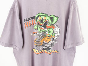 VINTAGE MAMBO 2000's FALCON HELL T SHIRT - L