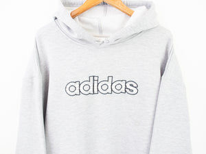 VINTAGE ADIDAS EMBROIDERED HOODIE - XXL