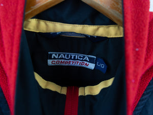 VINTAGE NAUTICA LIGHT WINDBREAKER 1/4 ZIP - L