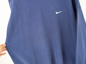 VINTAGE NIKE EMBROIDERED SWOOSH CREW - XXL