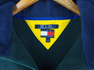 VINTAGE TOMMY HILFIGER FLAG FLEECE 1/4 - XL/XXL