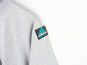 VINTAGE ADIDAS EQT BIG LOGO T SHIRT - L