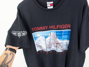 VINTAGE TOMMY HILFIGER EXPEDITION T SHIRT - L