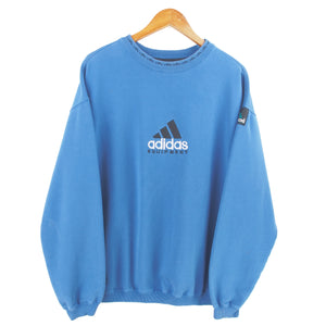 VINTAGE ADIDAS EQT EMBROIDERED CREW - L/XL