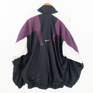 VINTAGE NIKE SWOOSH LINED WINDBREAKER - L