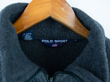 Load image into Gallery viewer, VINTAGE POLO SPORT SHERPA FLEECE 1/4 ZIP - L/XL
