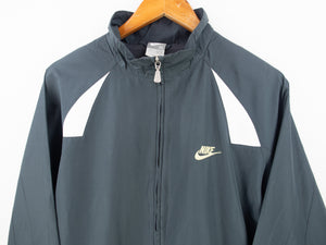 VINTAGE NIKE BIG BACK LOGO WINDBREAKER - WMNS L