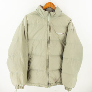 VINTAGE REEBOK PISTACHIO GREEN PUFFER JACKET - XL