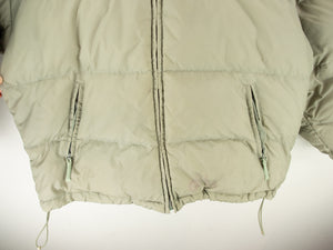 VINTAGE REEBOK PISTACHIO GREEN PUFFER JACKET - XL