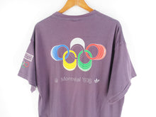 Load image into Gallery viewer, VINTAGE RARE 80&#39;s ADIDAS MONTREAL OLYMPICS T SHIRT - XL
