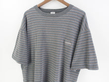 Load image into Gallery viewer, VINTAGE QUIKSILVER STRIPE EMBROIDERED T SHIRT - L/XL
