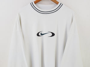 VINTAGE RARE NIKE MOCK EMBROIDERED CREWNECK - XXL