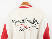 Load image into Gallery viewer, VINTAGE REEBOK EMBROIDERED BOMBER JACKET - M/L
