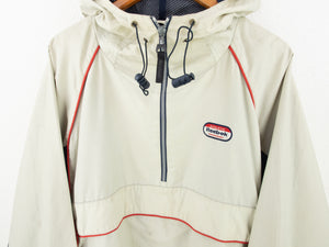 VINTAGE REEBOK TECH 1/4 LINED JACKET - XL