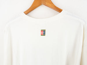 VINTAGE NIKE TENNIS COURT GRAPHIC T SHIRT - XXL