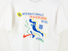 Load image into Gallery viewer, VINTAGE 1996 NIKE MARATHON GRAPHIC T SHIRT - M
