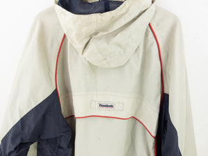 VINTAGE REEBOK TECH 1/4 LINED JACKET - XL
