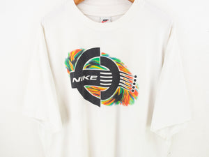 VINTAGE NIKE ABSTRACT GRAPHIC T SHIRT - XXL